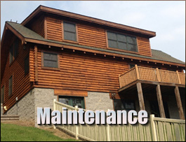  Durants Neck, North Carolina Log Home Maintenance