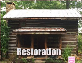 Historic Log Cabin Restoration  Durants Neck, North Carolina